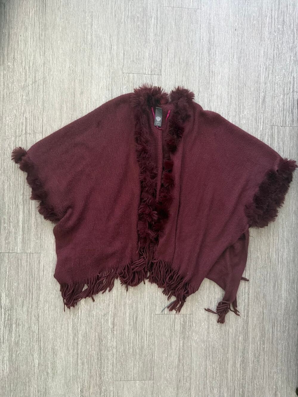 Vince Camuto Twisted Fur Topper
